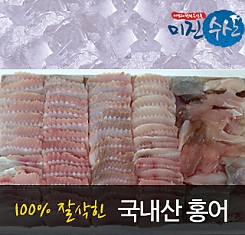 국내산홍어 1.5kg(10인분) (사은품 초고추장+홍어코)
